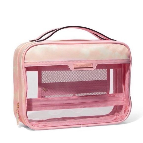 NEW Victoria's Secret SUNSET OMBRE Hardside SUITCASE BUNDLE - Picture 11 of 16